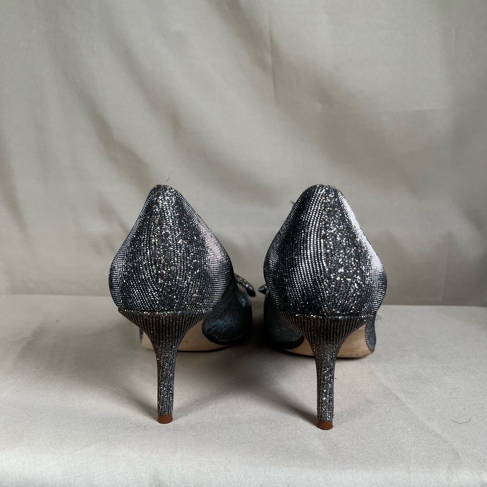 Kate Spade Shimmer Bow Heels - Picture 3 of 9